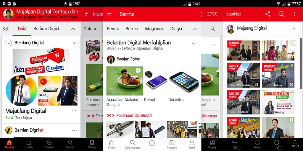 Tampilan antarmuka aplikasi Majalah Digital 2757 yang menarik dan informatif.