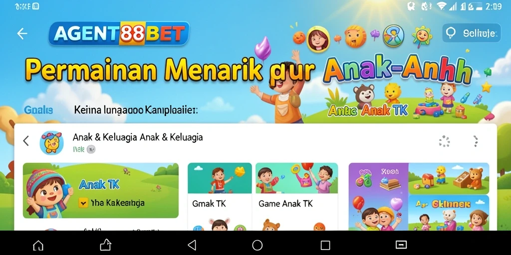 Antarmuka pengguna AGENT88BET yang menarik dan ceria.