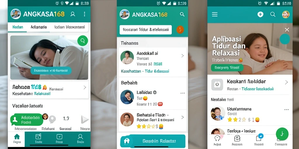 Tampilan antarmuka aplikasi ANGKASA168 yang menenangkan dan fungsional.