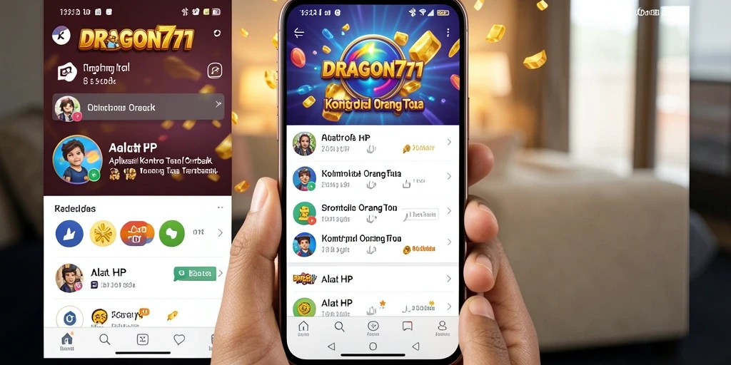 Antarmuka pengguna DRAGON777 yang intuitif untuk kontrol orang tua.