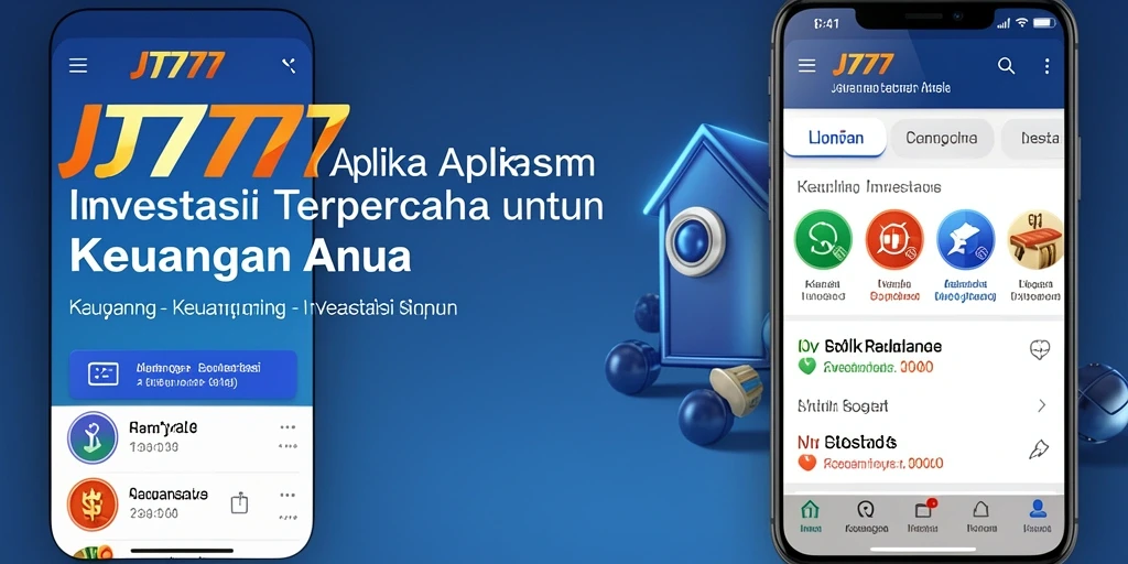Screenshot antarmuka JT777 yang menampilkan fitur investasi.
