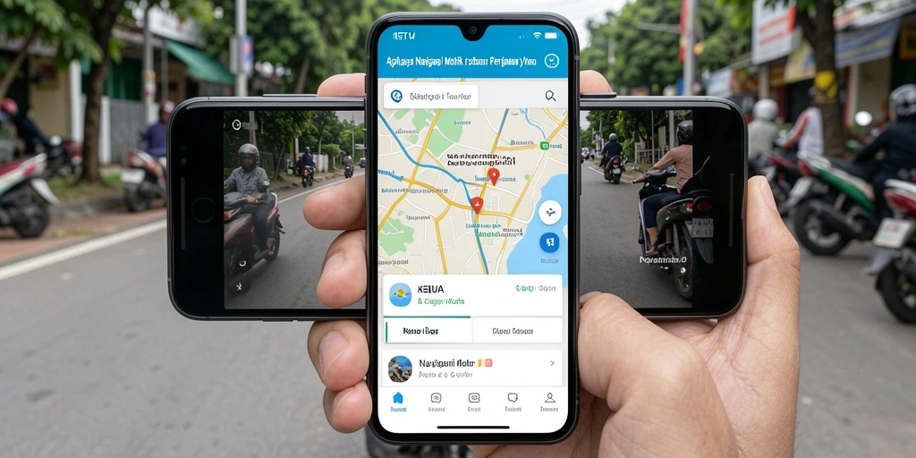 Tampilan antarmuka KETUA yang sederhana dan informatif.
