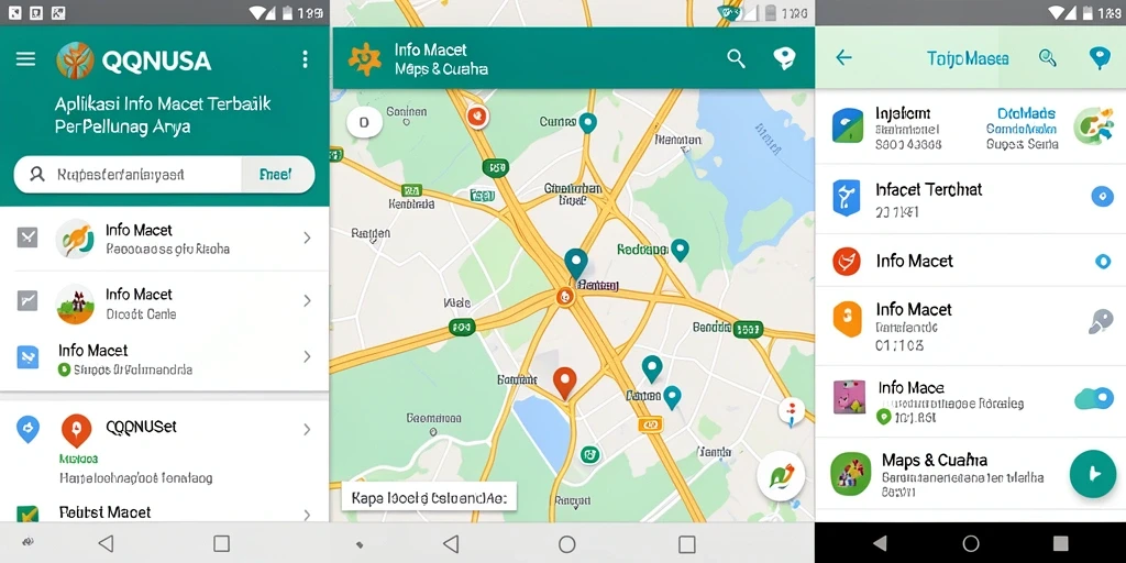 Tampilan antarmuka aplikasi QQNUSA yang informatif dan interaktif