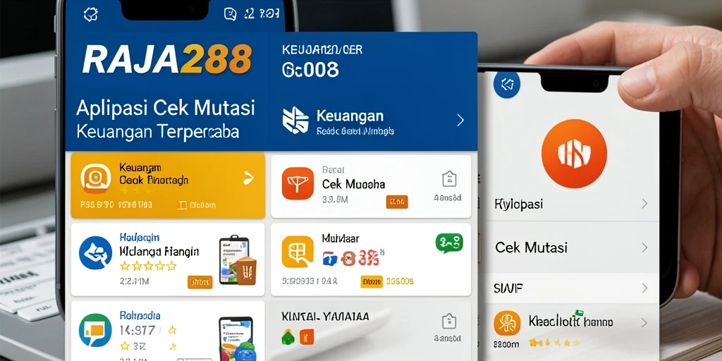 Tampilan antarmuka aplikasi Cek Mutasi RAJA288 yang informatif.