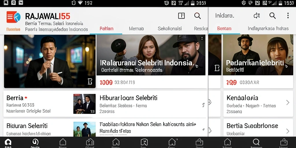 Tampilan antarmuka RAJAWALI55 yang menawan dan mudah dipahami.
